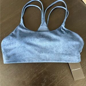 Fabletics Slate Blue Sports Bra